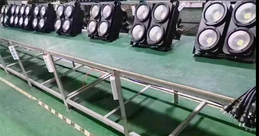 舞台灯光 LED 四眼观众灯COB面光灯适用于哪些场所?效果图